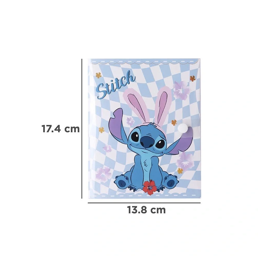 New Disney's Lilo & Stitch Miniso Notebook with Cover Stitch Pink & Blue